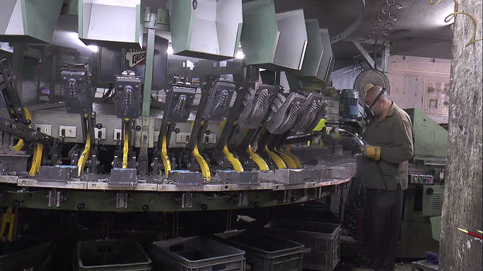 Shoe factory in Hebron. Photo courtesy of the author.