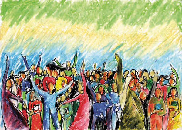 Artwork by Shareef Sarhan.