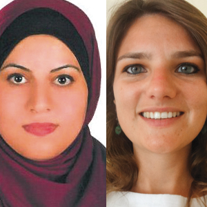 Camilla Corradin and Abeer Abu Shawish
