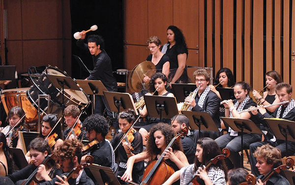 Palestine Youth Orchestra. Photo courtesy of ESNCM.