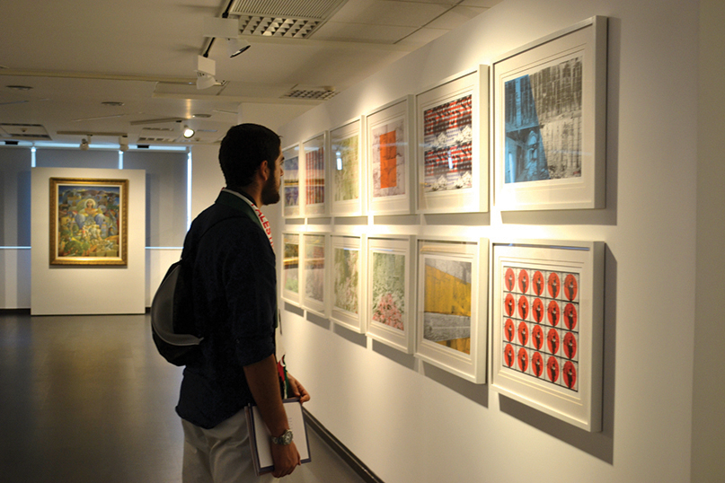 Bank of Palestine art gallery.