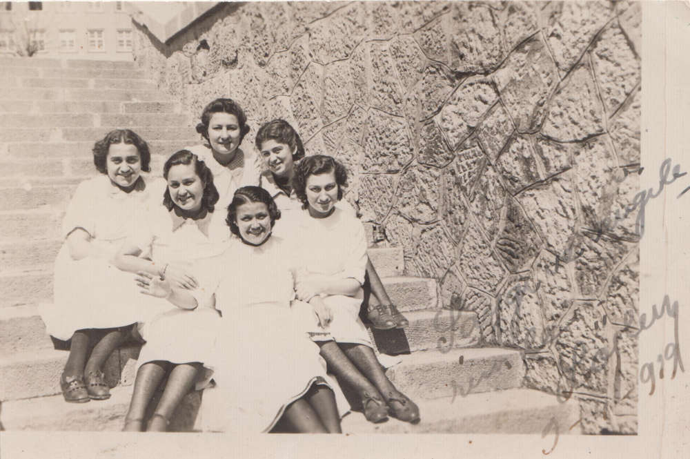 Nurses on training, Jerusalem, 1935.