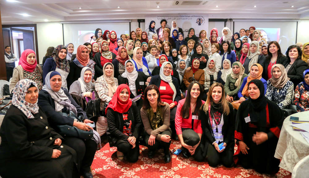 Palestinian women leaders met at a National Gathering in November 2016 to engage in a dialogue and address some of the issues that concern women in the context of politics and communities. Photo courtesy of MIFTAH.