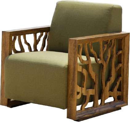“Zeitun armchair” from Nablus Furniture Cluster’s Collection 2017. Open source project by Design Hub Palestine UNIDO, designer Musab Mar’ee. Photo credit UNIDO Palestine – Ashraf Dowani
