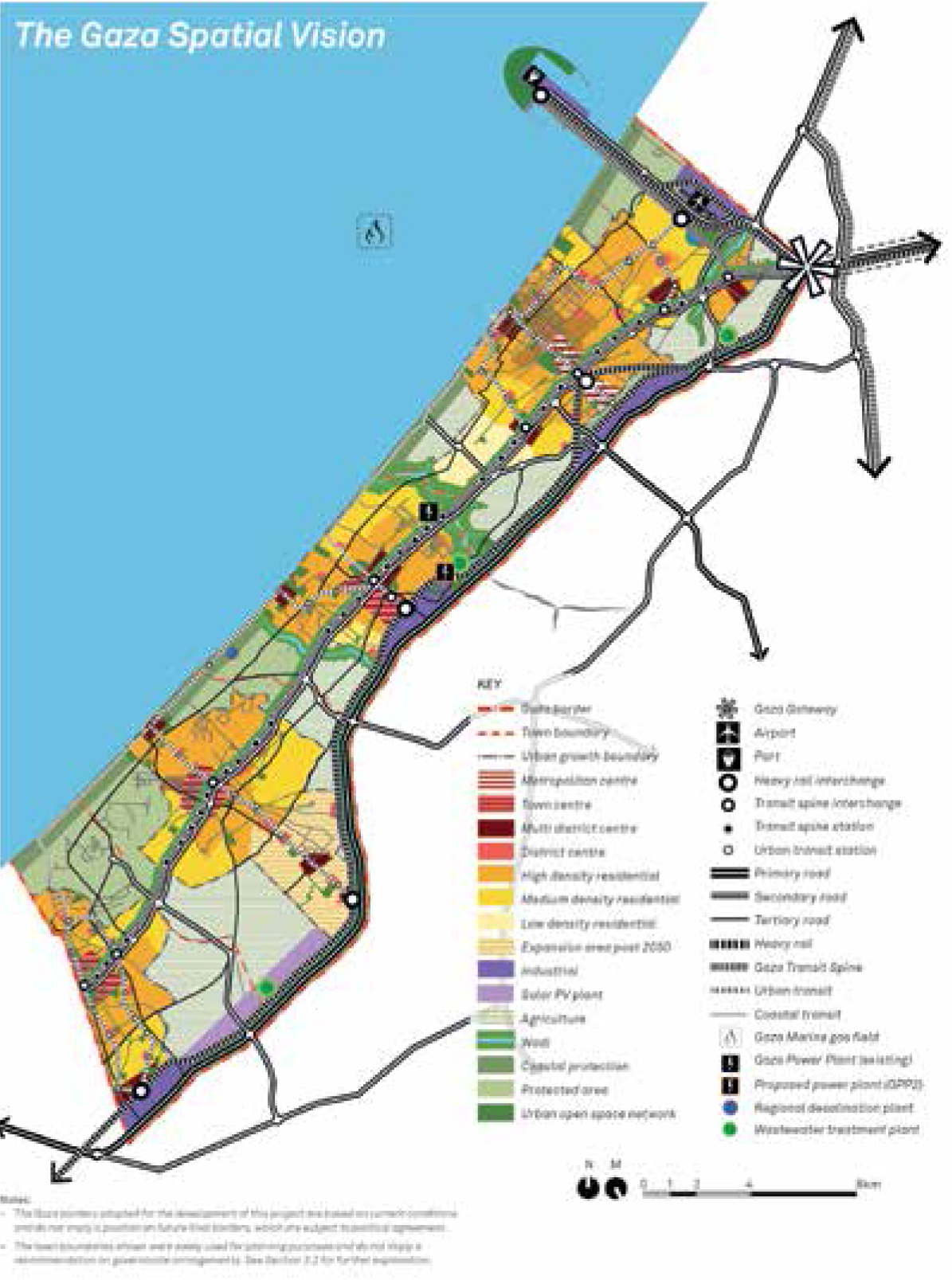 Gaza Spatial Vision in 2050.